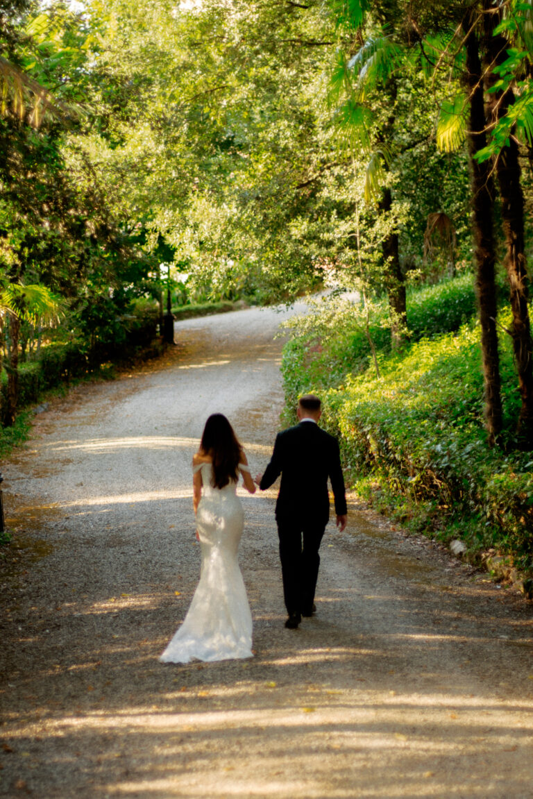 couple walking hand in hand